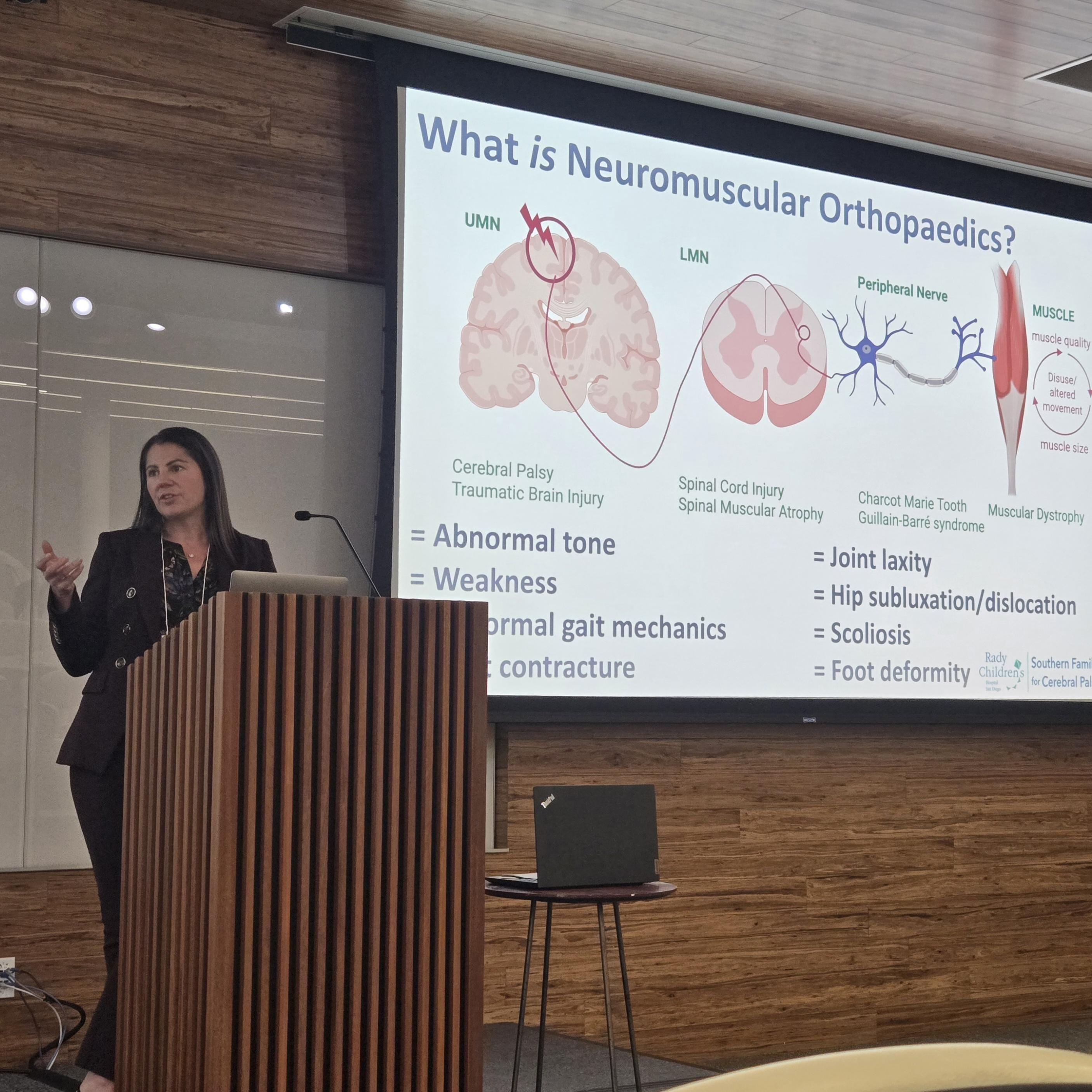 Rachel Thompson, MD, presents at the 2026 Annual Meeting of the SDOS.